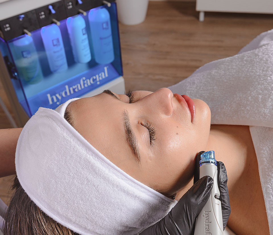 Hydrafacial gezichtsbehandeling